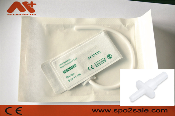 NIBP Cuff المتاح - M1870A حديثي الولادة 3 أنبوب واحد 6-11 سم