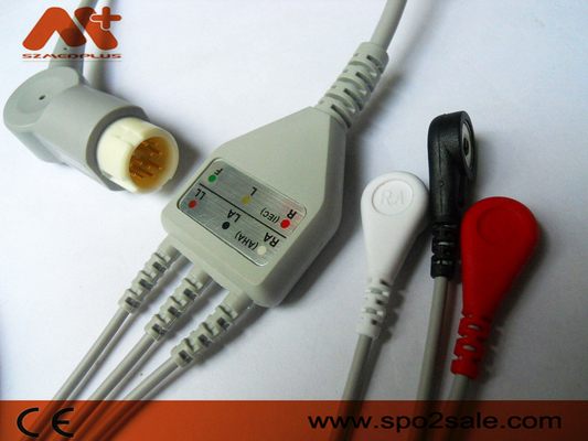 كابل المريض المتوافق مع 3 قطع من الرصاص ECG من فيليبس - M1972A