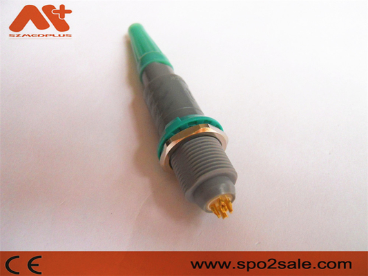 (G51M08-P04LJG0-0080) 1P سحب دفع 4 دبوس فتحة واحدة مقبس بلاستيك ، بلاستيك ، أخضر