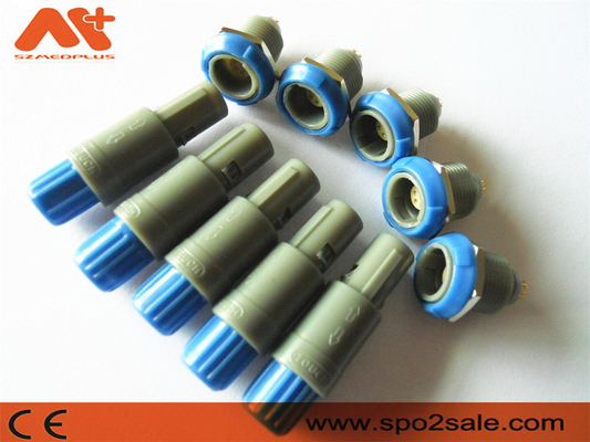 (G51M07-P05LJG0-0060) 1P سحب دفع 5 دبوس سنون واحد مقبس بلاستيكي ، بلاستيك ، أزرق