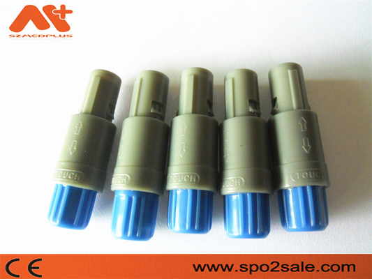 (S11ME7-P07MFD0-5260) 1P سحب دفع 7 دبوس موصل بلاستيكي ، غلاف رمادي ، أزرق ، مزدوج 80 مفتاح