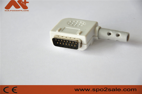 موصل EKG متوافق مع Kanz D-Sub Connector 15pin 10-lead EKG cable with Gray color