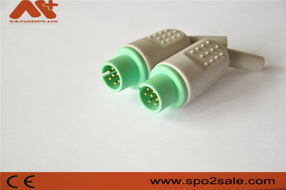 رابط طبي متوافق مع رابط بيونيت ECG مع 7pin اللون الأخضر