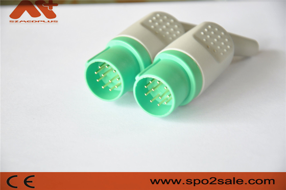 11pin Green Medical ECG Connector متوافق مع Nihon Kohden Monitor