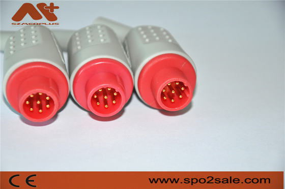اتصالات الأجهزة الطبية اتصالات كابلات ECG Bionet 8 Pin لمراقبة المريض