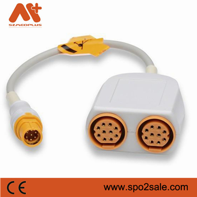 كابل محول IBP المتوافق مع Draeger 7Pin إلى Dual 10Pin