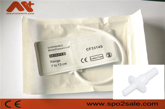 NIBP Cuff المتاح - M1872A حديثي الولادة 4 أنبوب واحد 7-13 سم