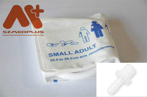NIBP Cuff القابل للتصرف - 2502 أنبوب مزدوج صغير للكبار 20.5 - 28.5 سم