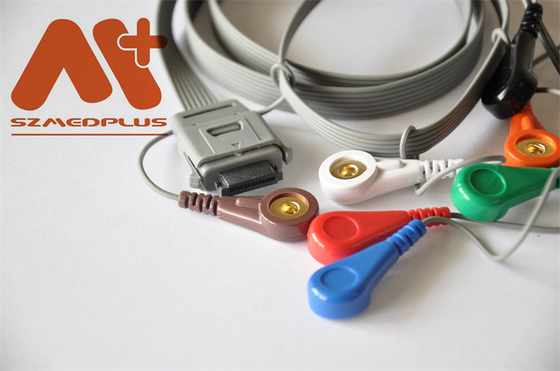 الأدوات الطبية الحيوية BI ECG Holter Cable 7 خاطف للرصاص - C07-12-13