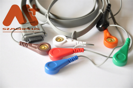 الأدوات الطبية الحيوية BI ECG Holter Cable 7 خاطف للرصاص - C07-12-13