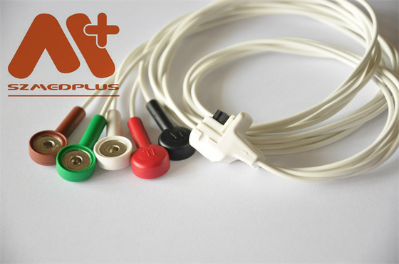 Mortara H3 + 5 كابل هولتر الرصاص 9293-036-62 Mortara Ecg Holter