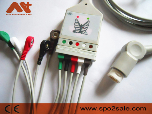 كابل جذع ECG متوافق مع 5 أسلاك من فيليبس - M1520A