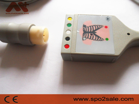 كابل جذع ECG متوافق مع 5 أسلاك من فيليبس - M1610A