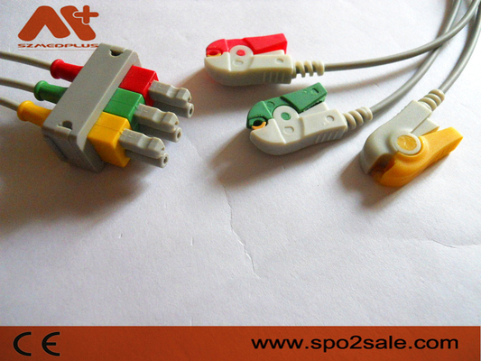 فيليبس متوافق مع 3 مشابك الرصاص ECG Leadwire - M1613A