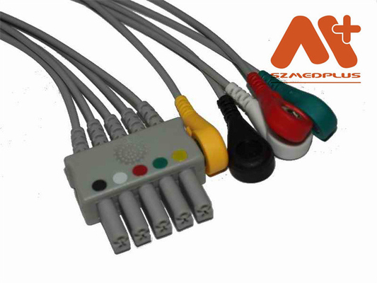 Mindray> Datascope متوافق مع 5 أسلاك الرصاص Snap ECG - 0012-00-1261-06