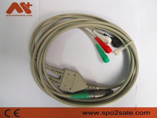 Petas 165R ، 260R ، 300 ، K-250 ، KMA160R متوافق مع 4 كبلات ECG متصلة مباشرة