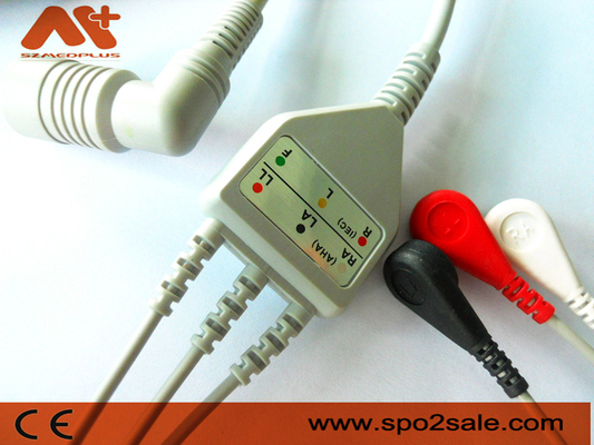 Omron> Colin BP-88 ، BP-306 متوافق مع 3 كبلات توصيل مباشر لتخطيط القلب