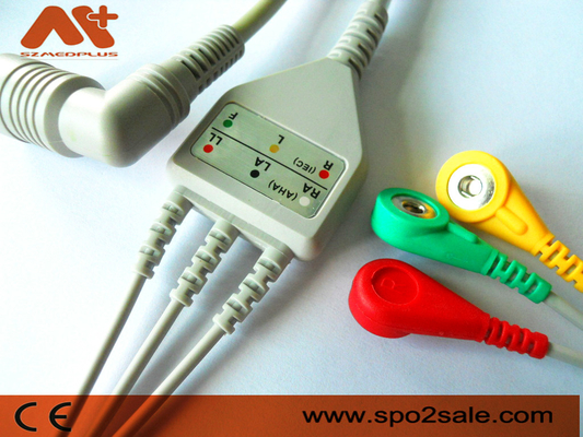 Omron> Colin BP-88 ، BP-306 متوافق مع 3 كبلات توصيل مباشر لتخطيط القلب