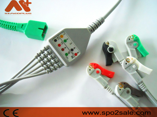 MEK MP 1000 ، MP 600 ، MP 500 متوافق مع 5 كبلات توصيل مباشر لتخطيط القلب