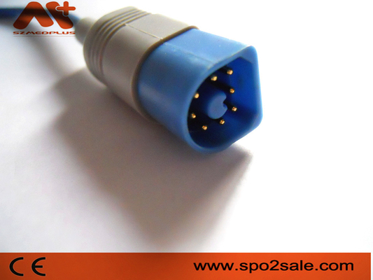 CE Adult Philips M1191BL 8 Pin Soft Tip SpO2 Sensor لمراقبة المريض