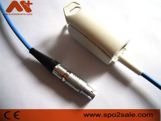 مستشعر SpO2 ذو سلك طويل متوافق مع Invivo - 9383 لـ 4500 ، 4500 Plus ، Millennia ، Omega 1445 ، Omni-Trak TVS ، Sat Scout