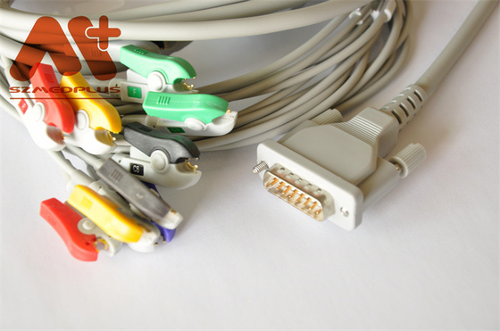 سلامة كابل TPU IEC AHA EKG لـ EDAN SE 601 تخطيط القلب