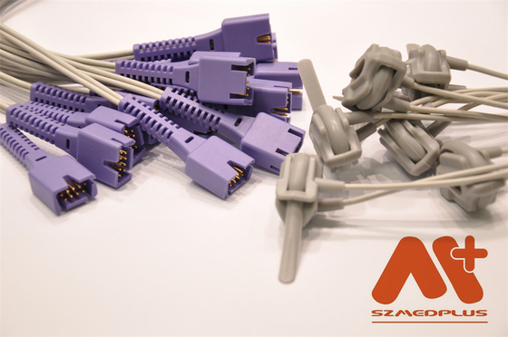 متعدد المواقع Y قابلة لإعادة الاستخدام Spo2 مستشعر szmedplus 2258 CFDA يستخدم Rad-57