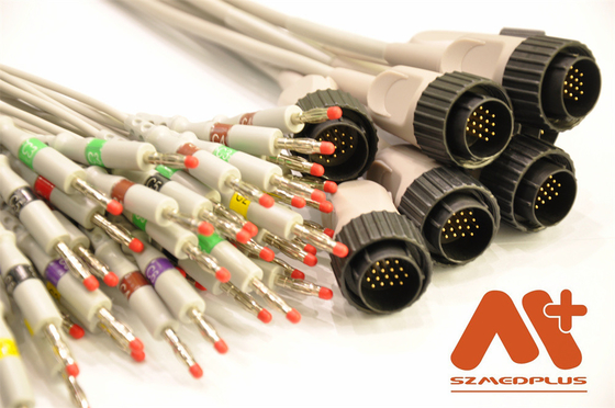 كينز PC-104 EKG Cable 16 Pin Cable For Kanz 103، 106، 107، 1201، 302، 303