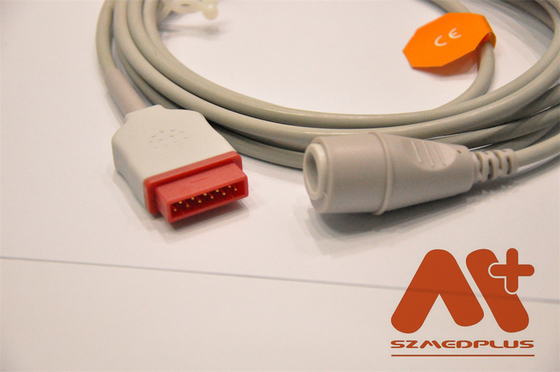 11 دبوس GE Marquette إلى Edwards Ibp Transducer Cable 2021197-001