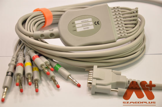 2.400095 EKG Cable Schiller ECG Cable IEC Banana 4.0 For AT1، AT2، AT4